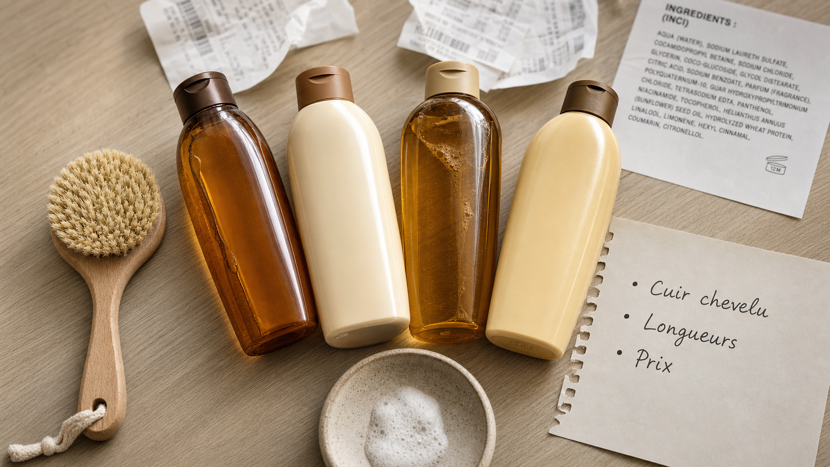 Meilleur shampoing grande surface : 7 choix cheveux et ingrédients