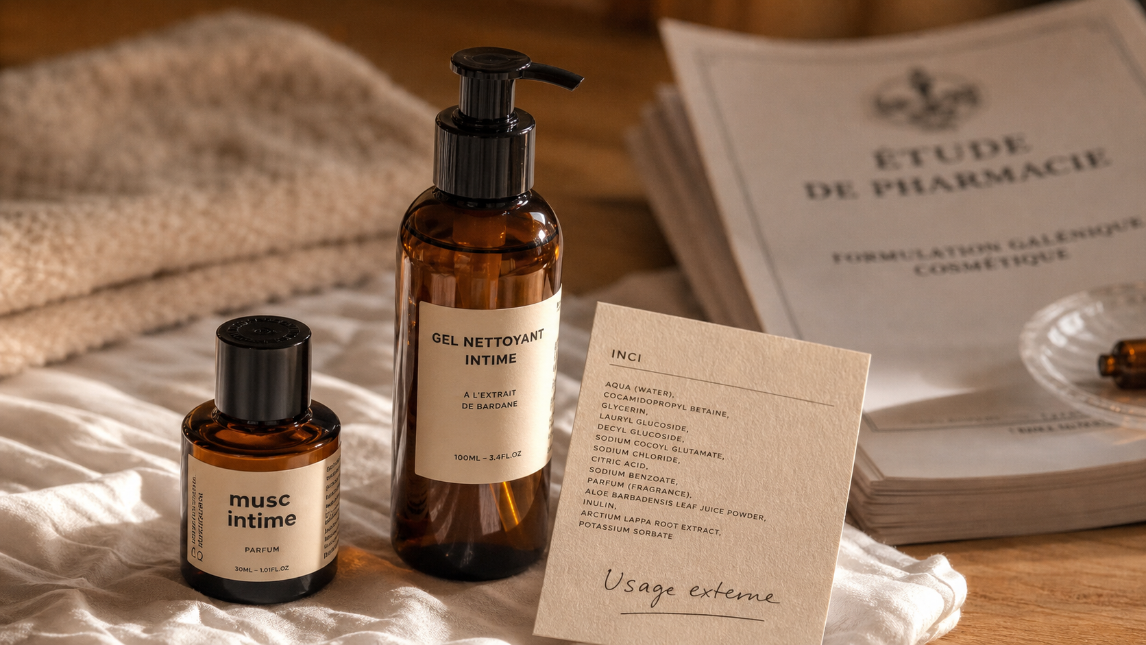 musc intime avis medecin : usage externe, risque irritation