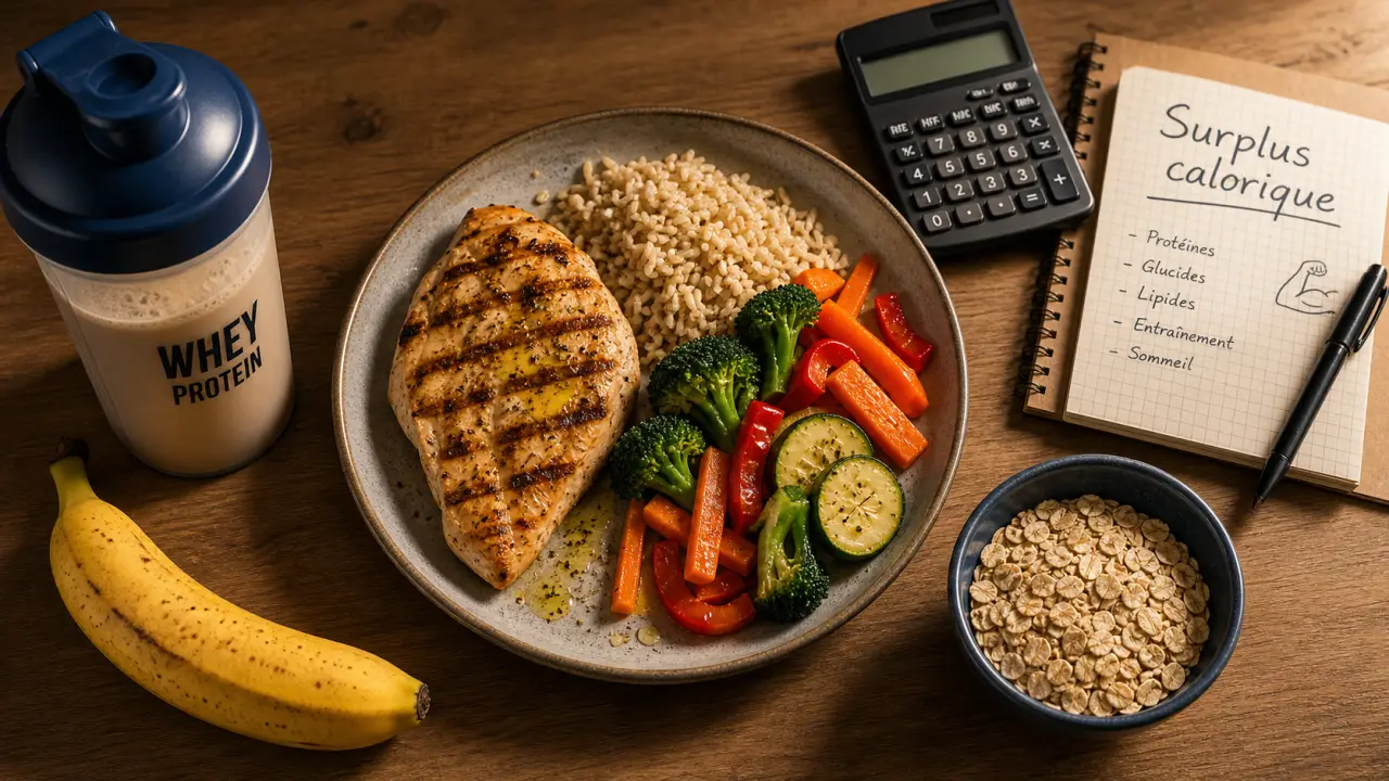 Alimentation prise de masse : surplus calorique pour construire du muscle