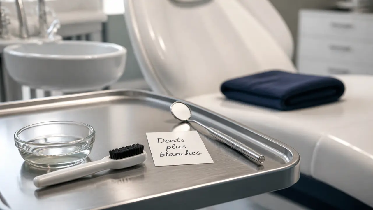 Avoir les dents blanches : détartrage au bicarbonate et citron en cabinet dentaire