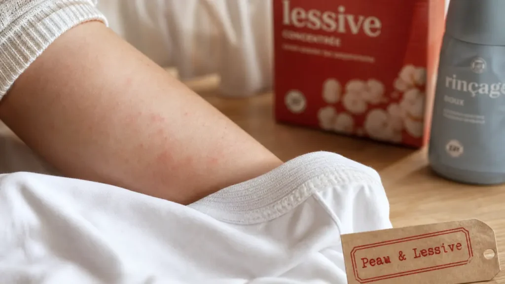 Boutons après lessive : moins d’1 % de vraies allergies, les signes à vérifier