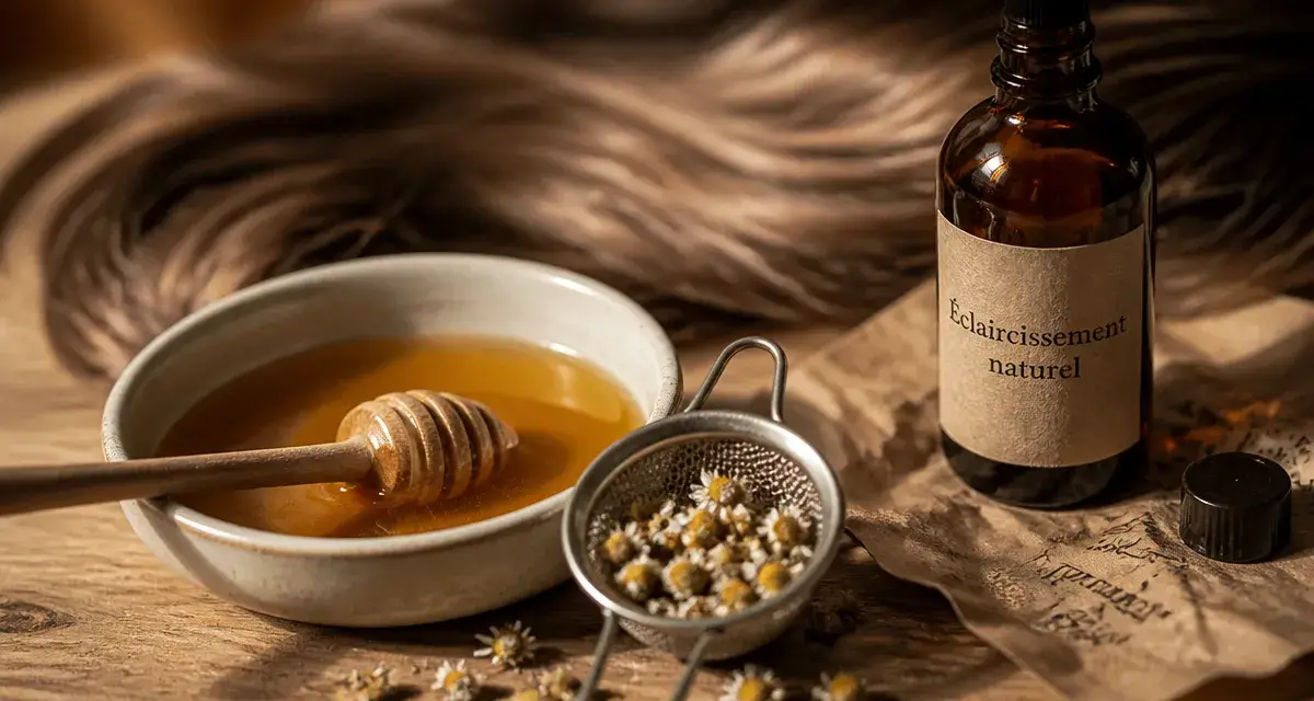 Éclaircir ses cheveux naturellement avec miel et camomille