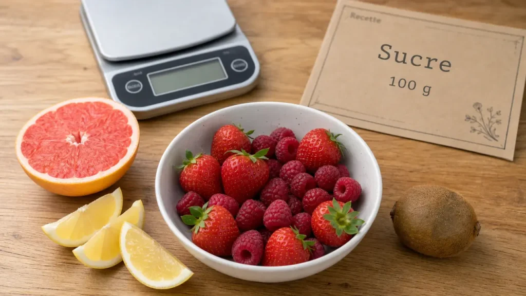 Citron, framboise, fraise, mûre et kiwi : les fruits les moins sucrés à privilégier