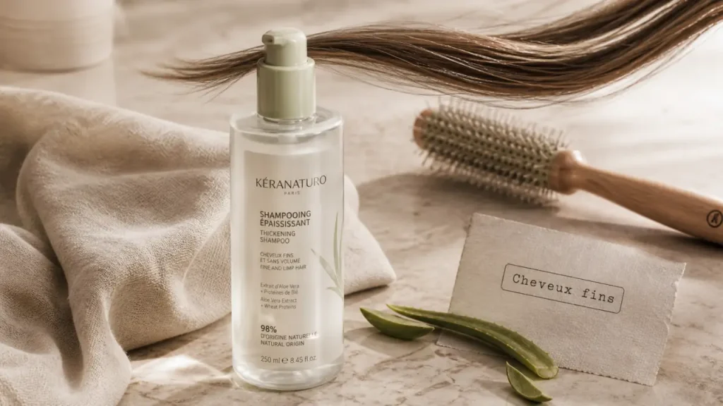 Cheveux fins, racines plates, casse : le shampoing épaississant qui respecte vraiment la fibre