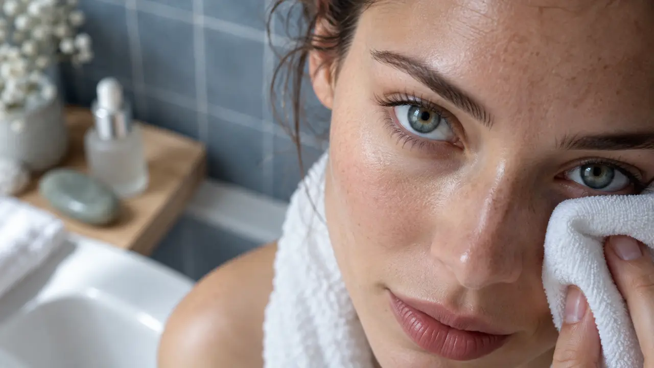 Comment enlever les poches sous les yeux : compresse froide sur le contour des yeux