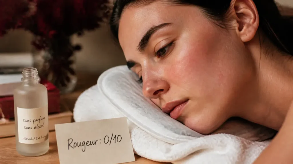 Rougeur du visage : chaleur, cosmétiques ou rosacée, comment faire la différence ?