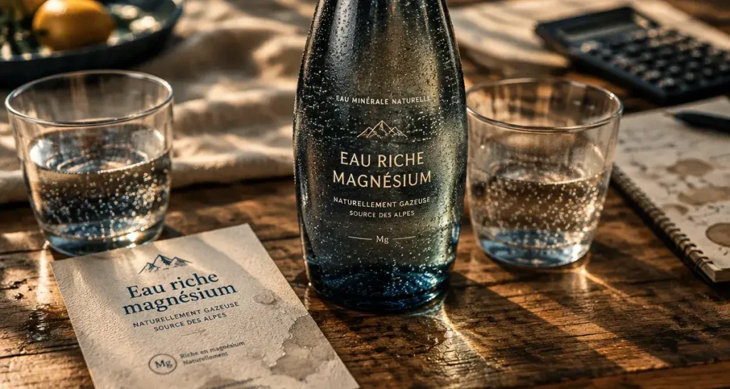 Eau Rozana : beaucoup de magnésium, mais un sodium élevé à surveiller