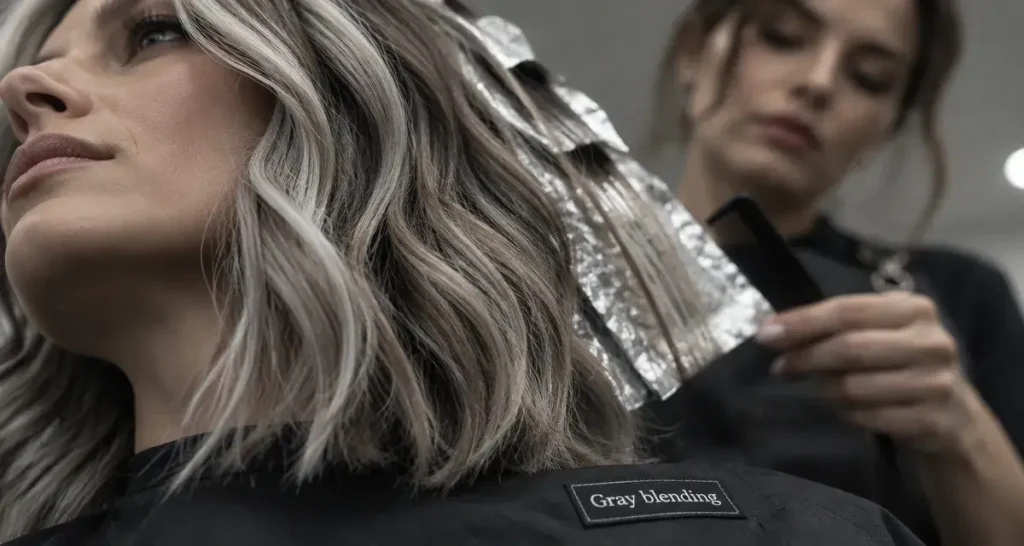 Mèches sur cheveux blancs : le bon contraste dépend de votre base et de votre objectif