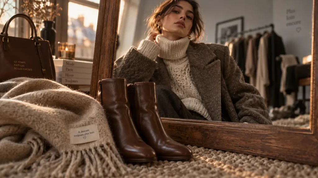 Mode hiver femme : les pièces et matières pour rester au chaud sans alourdir la silhouette