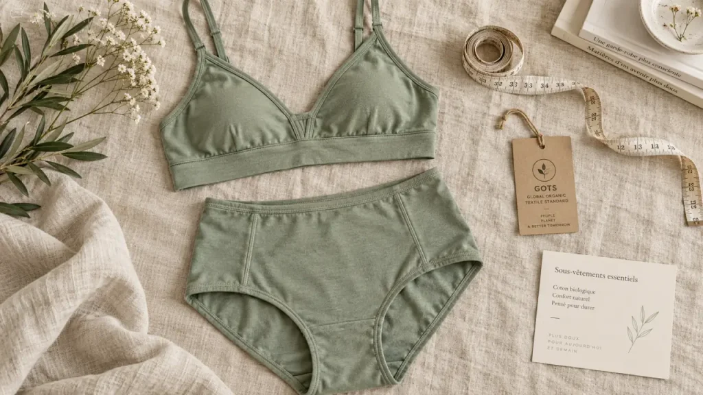Sous-vêtement femme en coton bio : choisir une coupe confortable sans compression